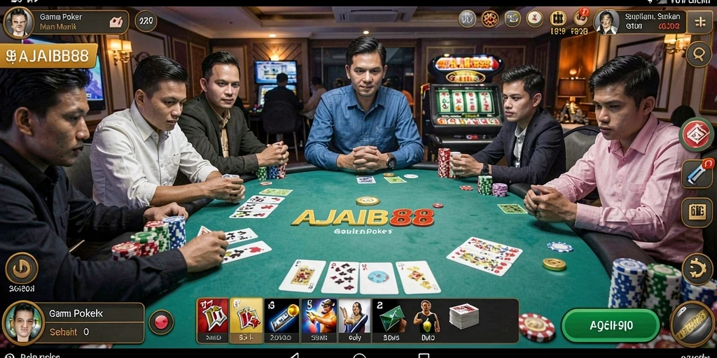 Tampilan gameplay AJAIB88 yang menawan dan kompetitif.