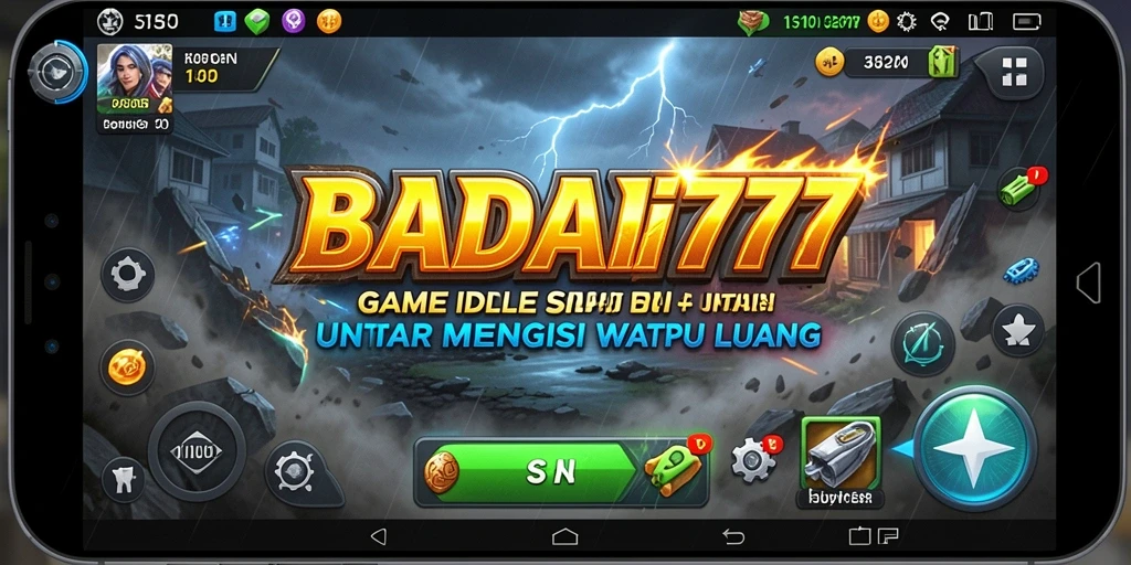 Tangkapan layar menampilkan gameplay menarik game Idle.
