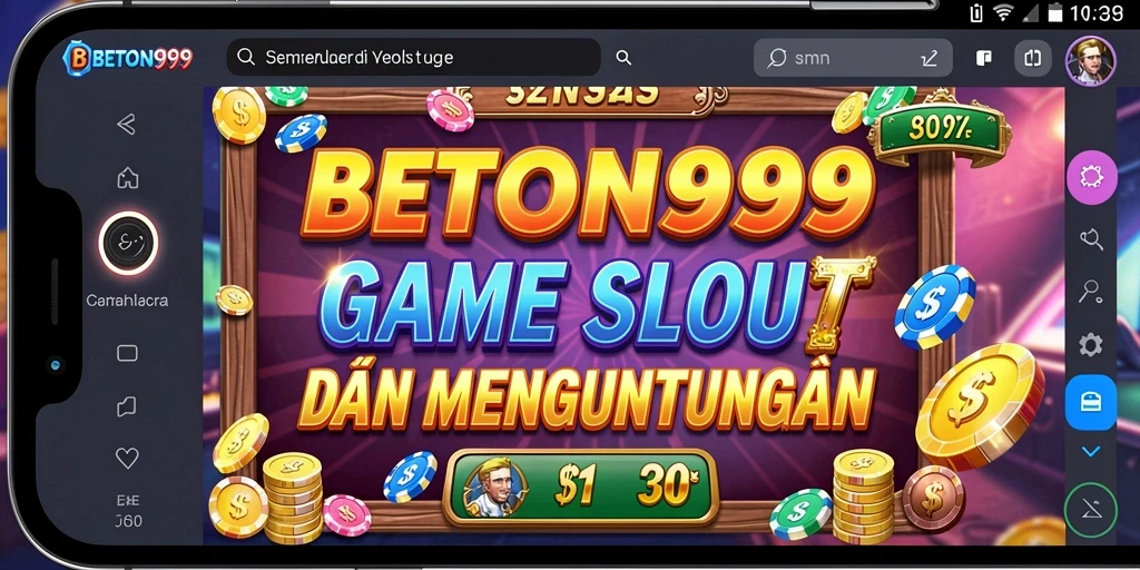 Tangkapan layar BETON999 menampilkan gameplay Slot yang dinamis.