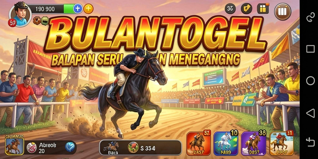 Tampilan gameplay BALAPAN yang menegangkan dan seru.
