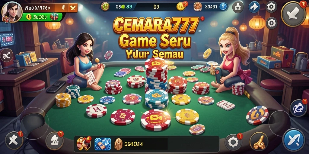 Screenshot gameplay CEMARA777 saat seru bermain QiuQiu.