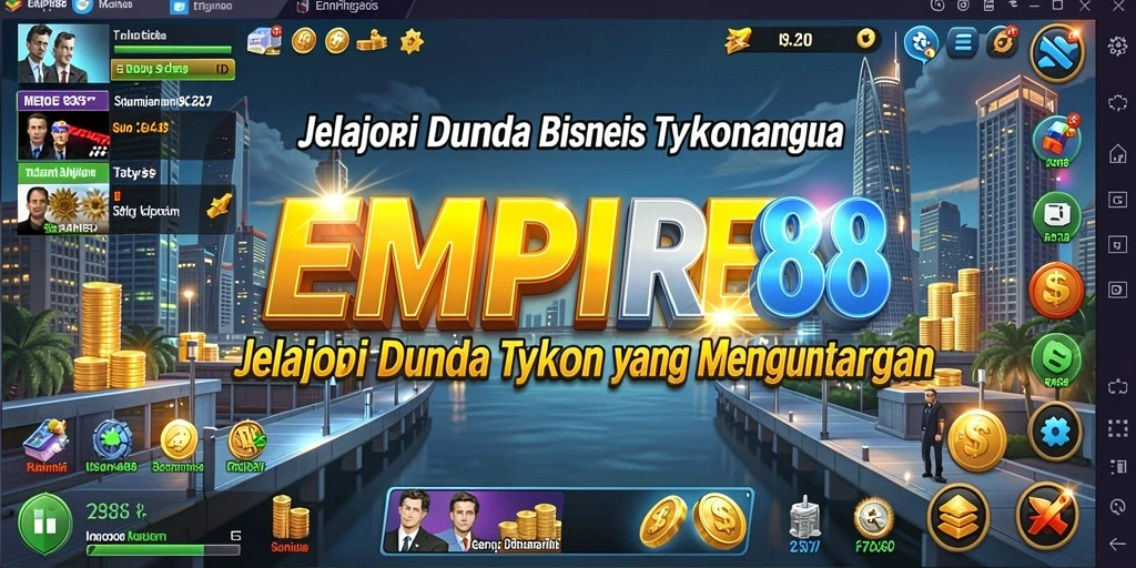 Screenshot EMPIRE88 menunjukkan gameplay seru dalam mengelola bisnis Tycoon.