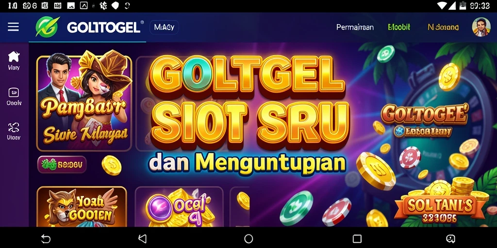 Screenshot GOLTOGEL menunjukkan gameplay Slot yang mendebarkan dan interaktif.