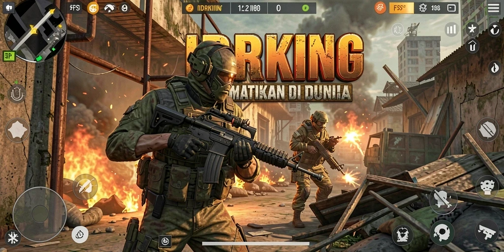Screenshot gameplay dari IDRKING yang menunjukkan aksi menegangkan.