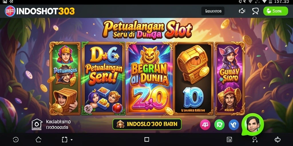 Tampilan gameplay seru dari INDOSLOT303 yang penuh petualangan.