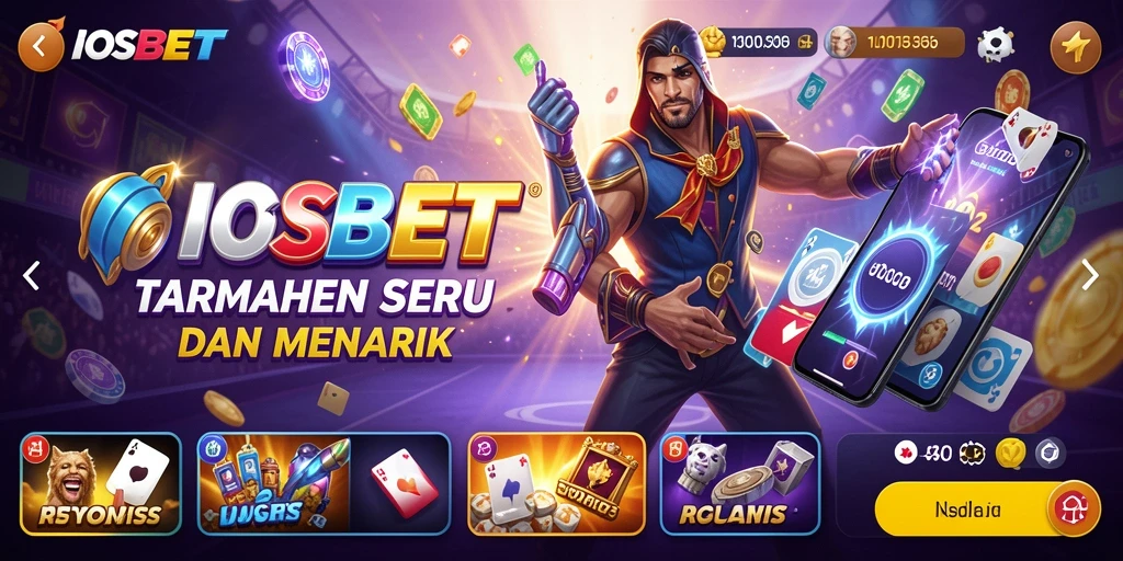 Tampilan permainan seru dalam IOSBET dengan tampilan antarmuka yang menarik.