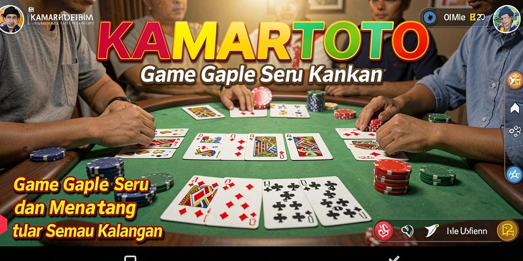Menampilkan gameplay seru Gaple yang mengasyikkan.