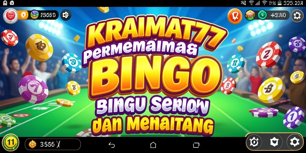 Screenshot KRAMAT77 menampilkan gameplay seru dalam permainan Bingo.