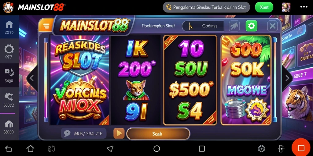 Tampilan gameplay yang seru dan interaktif dari MAINSLOT88.