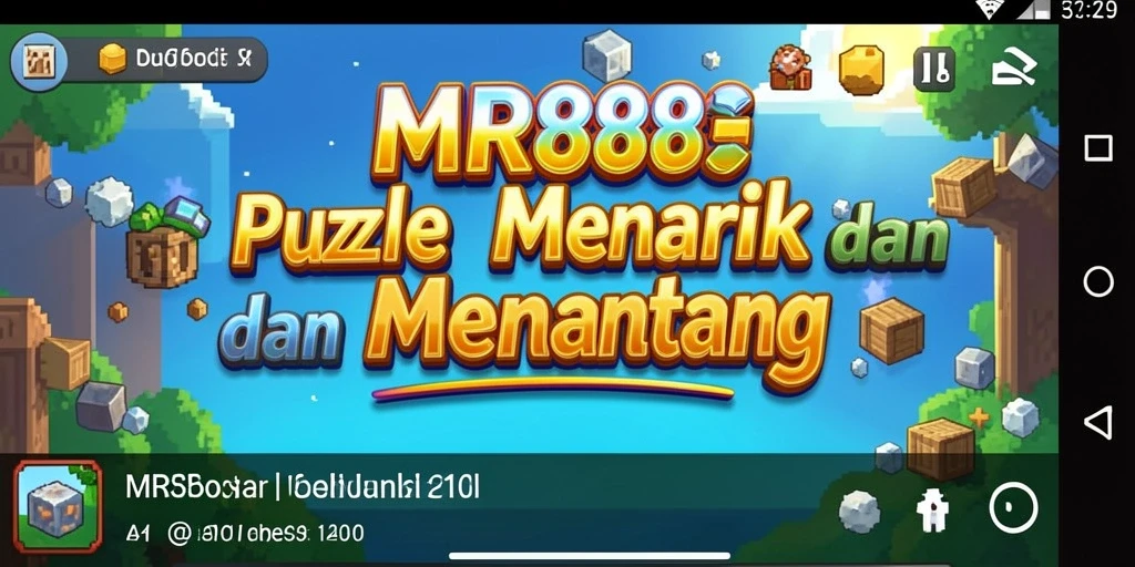 Gameplay menantang di MR888 dengan berbagai puzzle menarik.