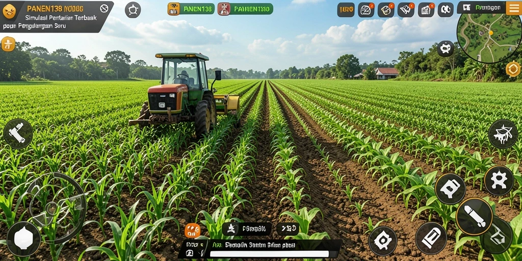 Tangkapan layar gameplay <strong>PANEN138</strong> menampilkan aktivitas pertanian yang menarik.