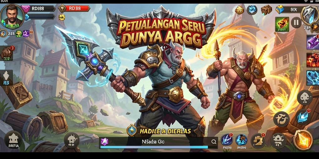 Tampilan gameplay RDI88 yang menakjubkan dalam aksi ARPG.
