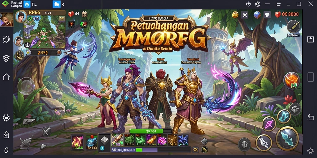 Gameplay RP66 yang seru dan imersif dalam dunia MMORPG.