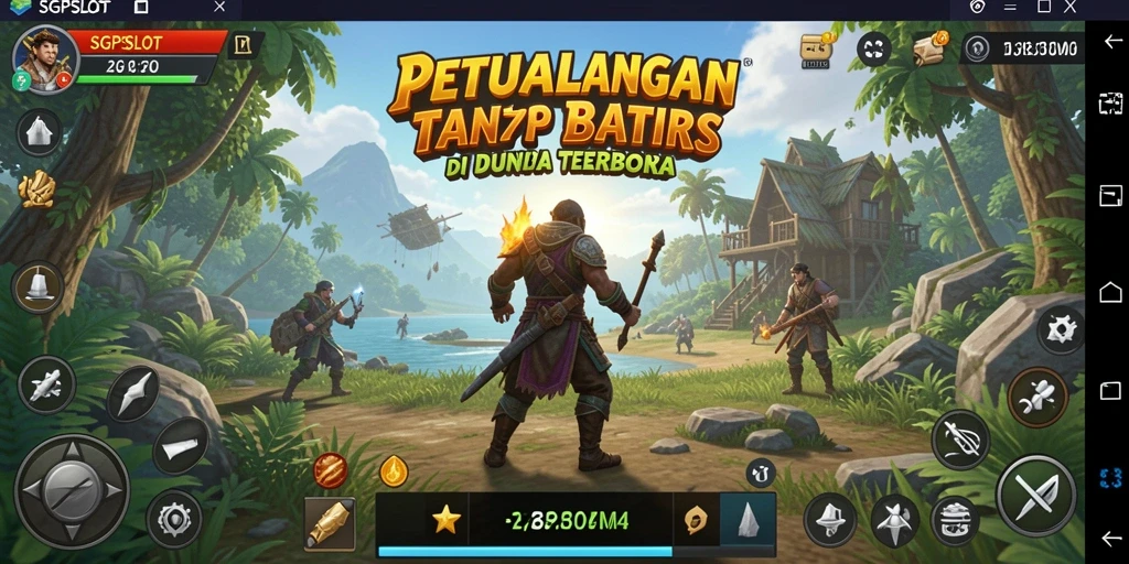 Tampilan fantastis dari gameplay Open World SGPSLOT.