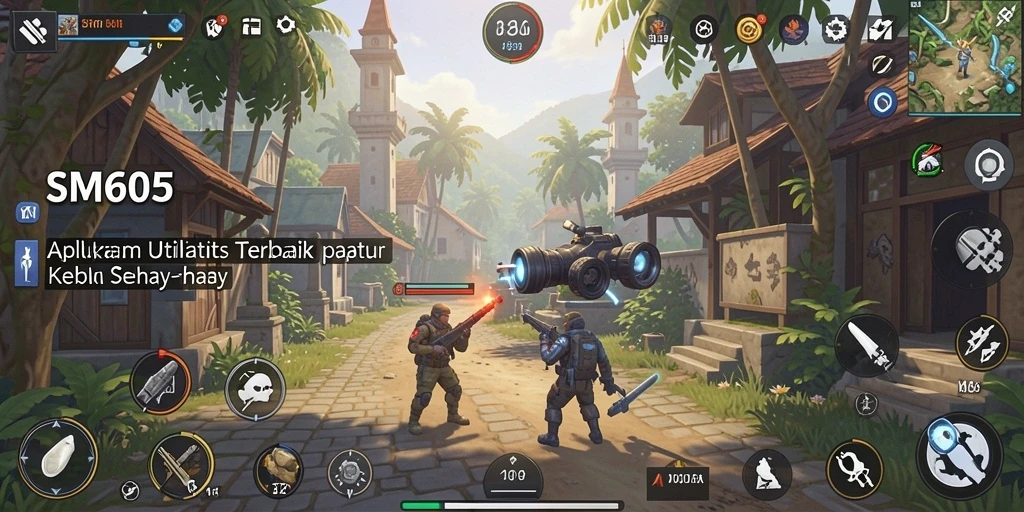 Screenshot SM605 menampilkan antarmuka yang intuitif dan fitur-fitur berguna.