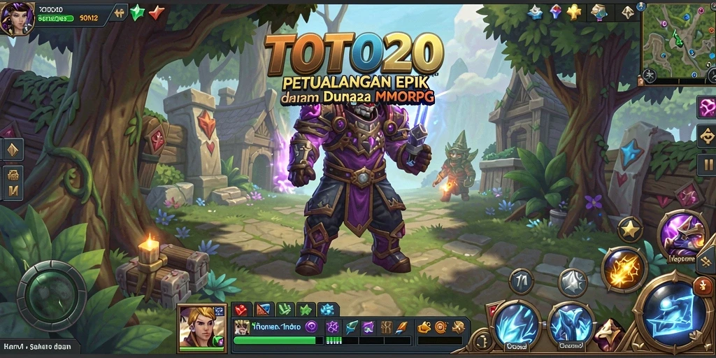 Screenshot gameplay TOTO20 menampilkan pertempuran epik antar pemain.