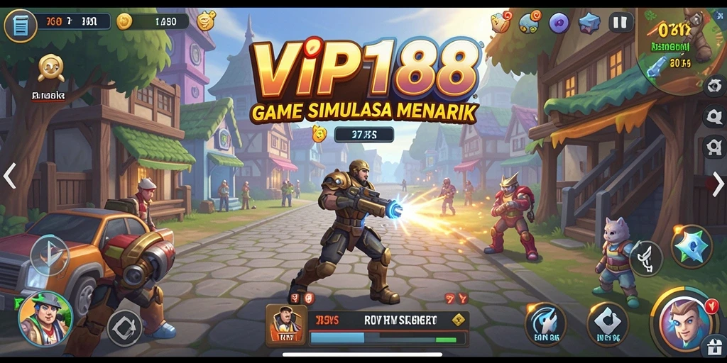 Tampilan gameplay menarik dari VIP188 di dunia simulasi.